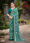 Shabnam Vol 21 By Kashvi Dull Moss Printed Daily Wear Saree Wholesalers In Surat